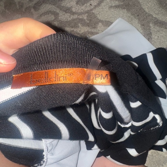 Belldini Monochrome Striped Knit Top - Picture 2 of 2